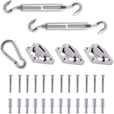 Sekey sun sail sun protection mounting set sun sail accessories for installation